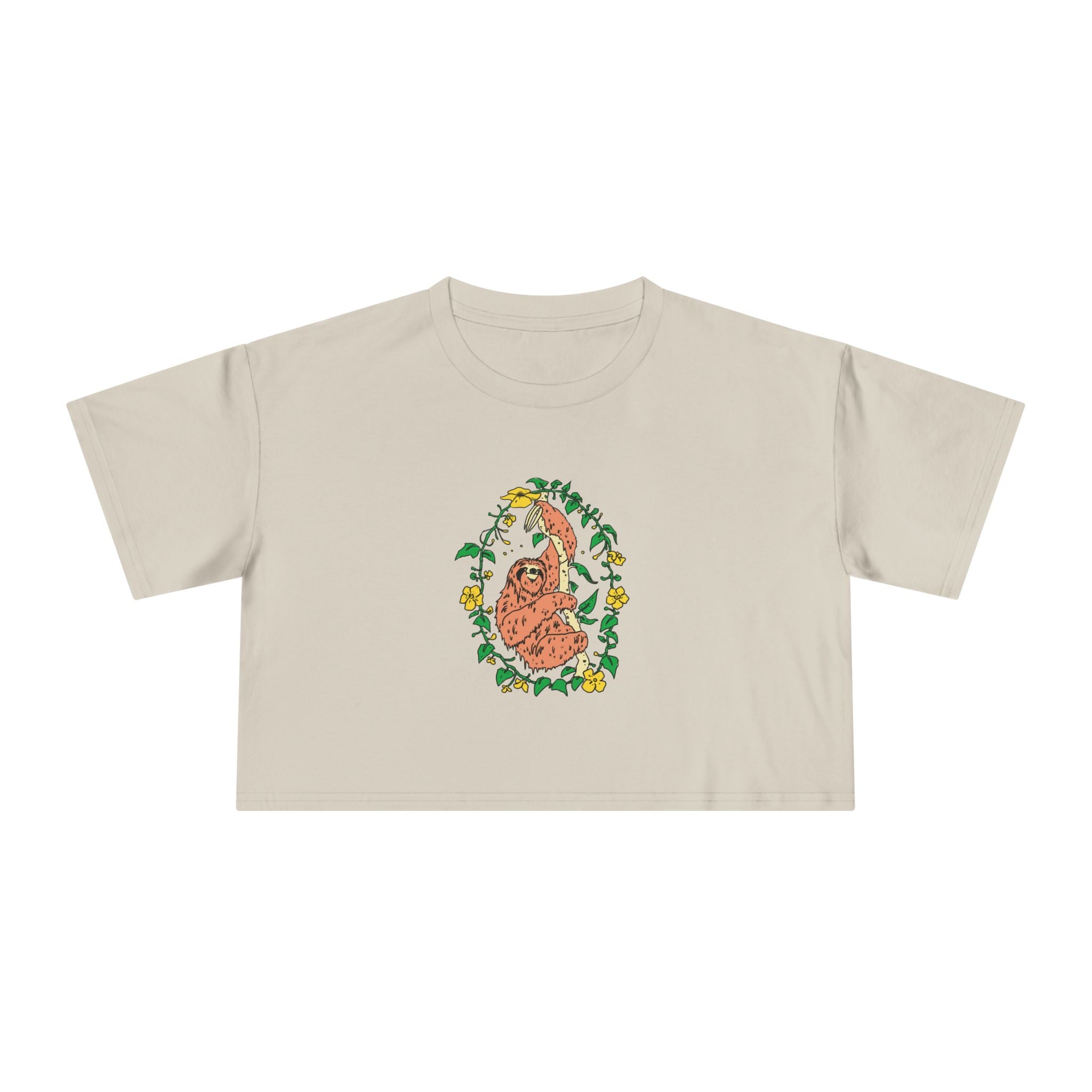 Sloth Women's Crop Tee