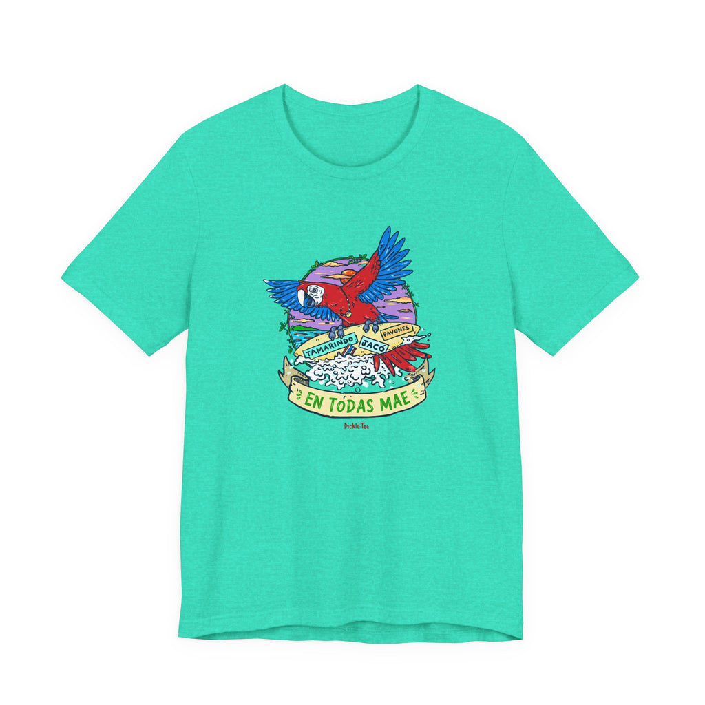 Macaw En Todas Mae Unisex Crew Neck Tee