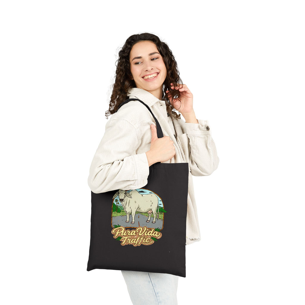 Pura Vida Traffic Cotton Canvas Tote Bag