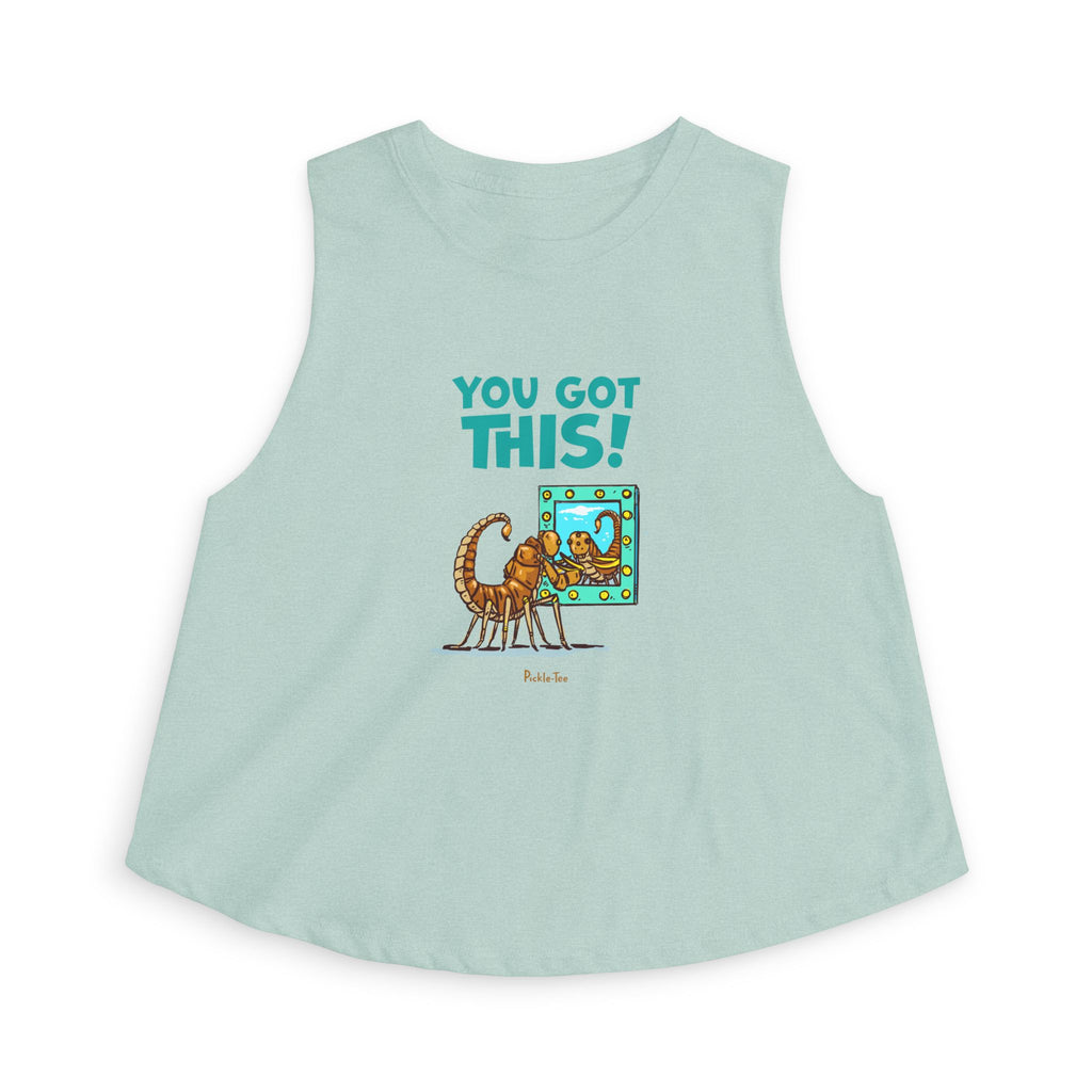 You Got This!  Women's Cropped Racerback Tank