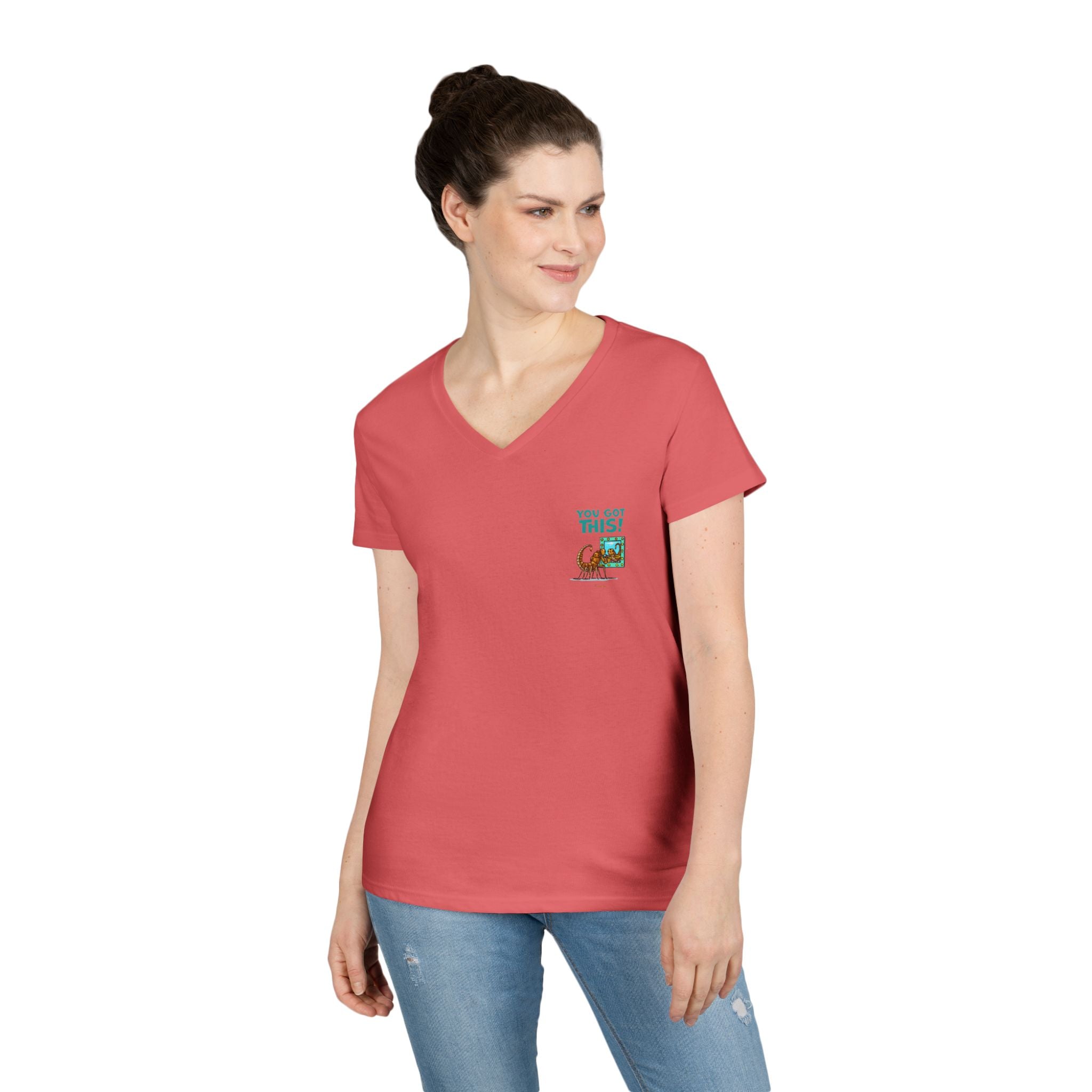 You Got This logo Women’s V-Neck Tee