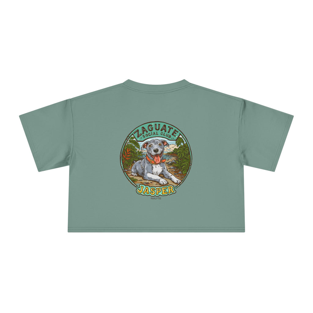 Zaguate Social Club- Jasper, Women's Crop Tee