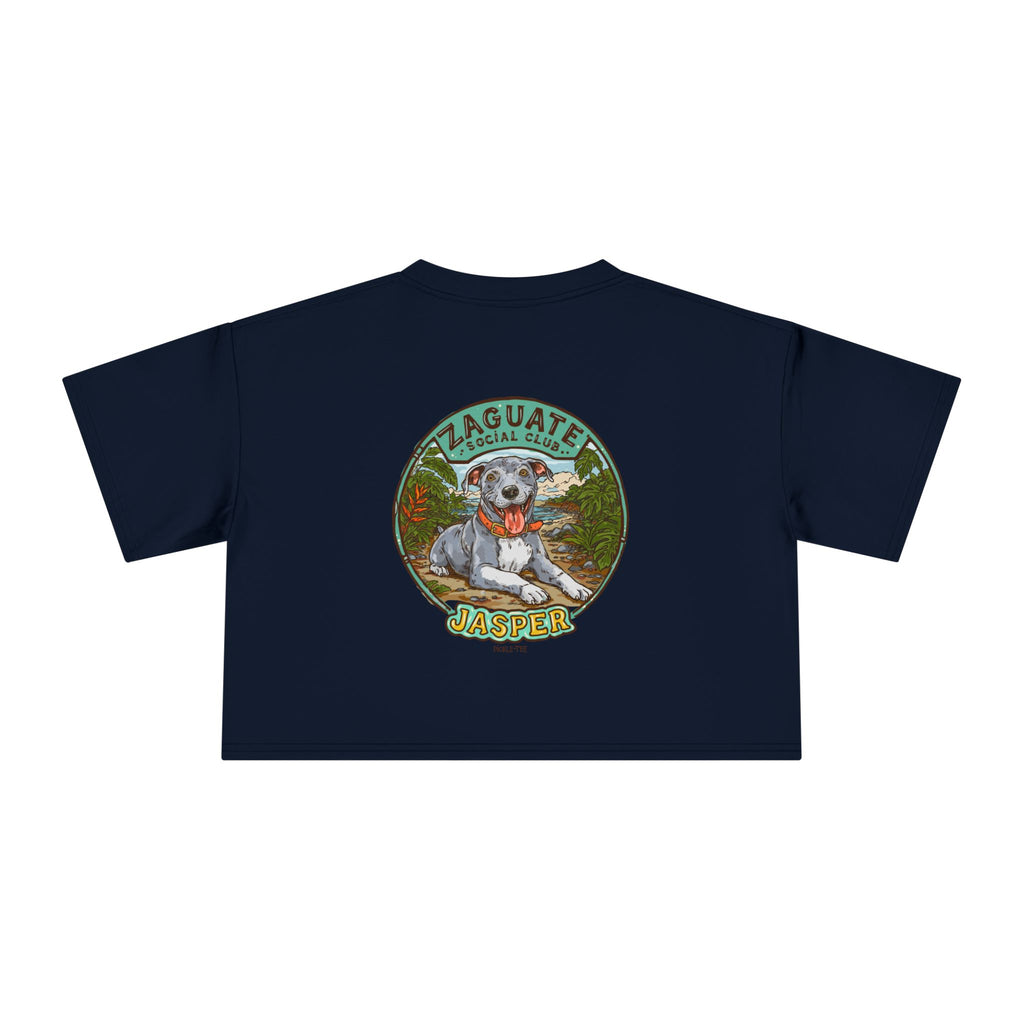 Zaguate Social Club- Jasper, Women's Crop Tee