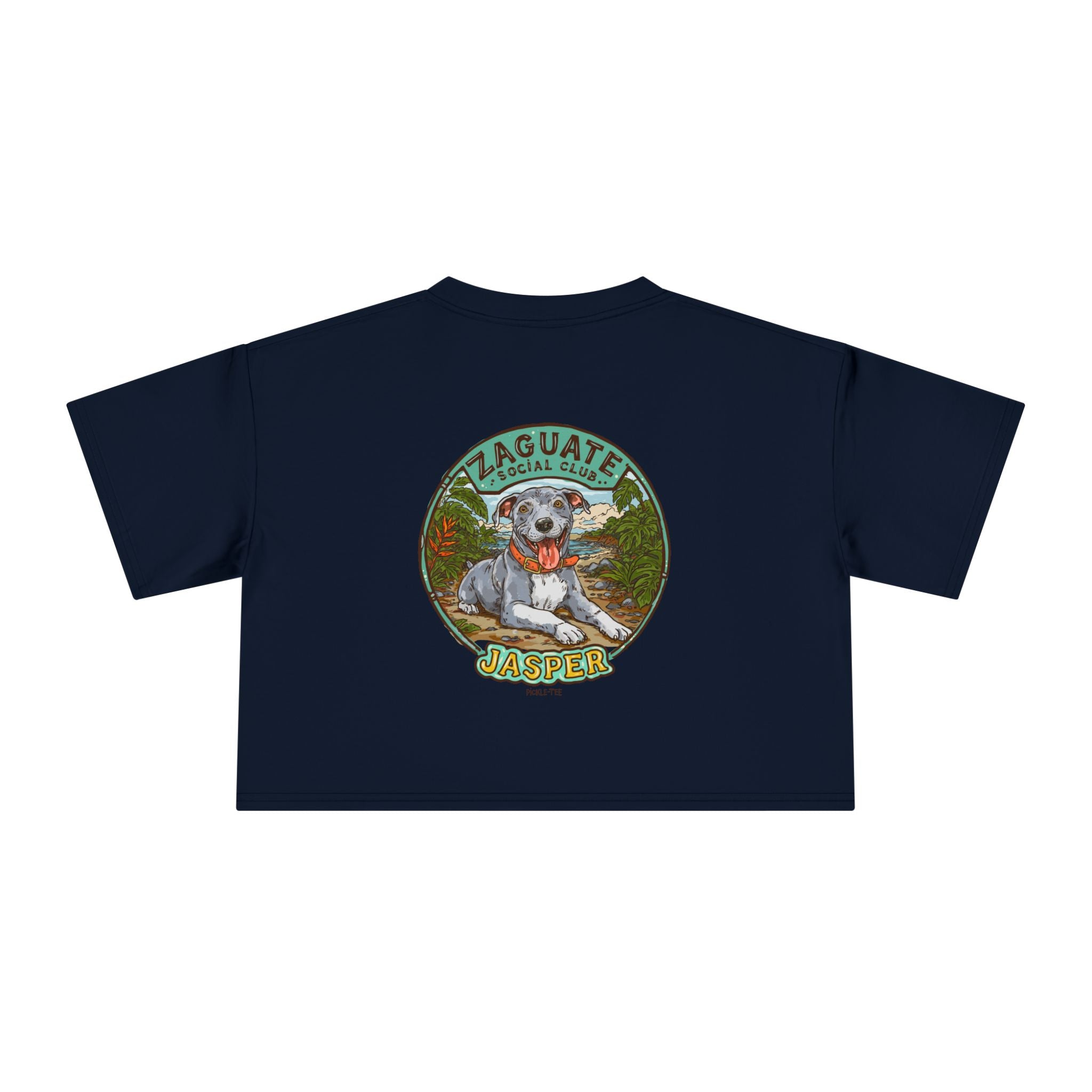 Zaguate Social Club- Jasper, Women's Crop Tee