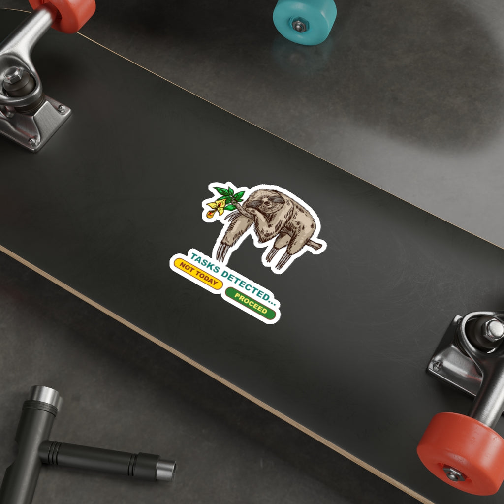 Lazy Sloth Die-Cut Stickers