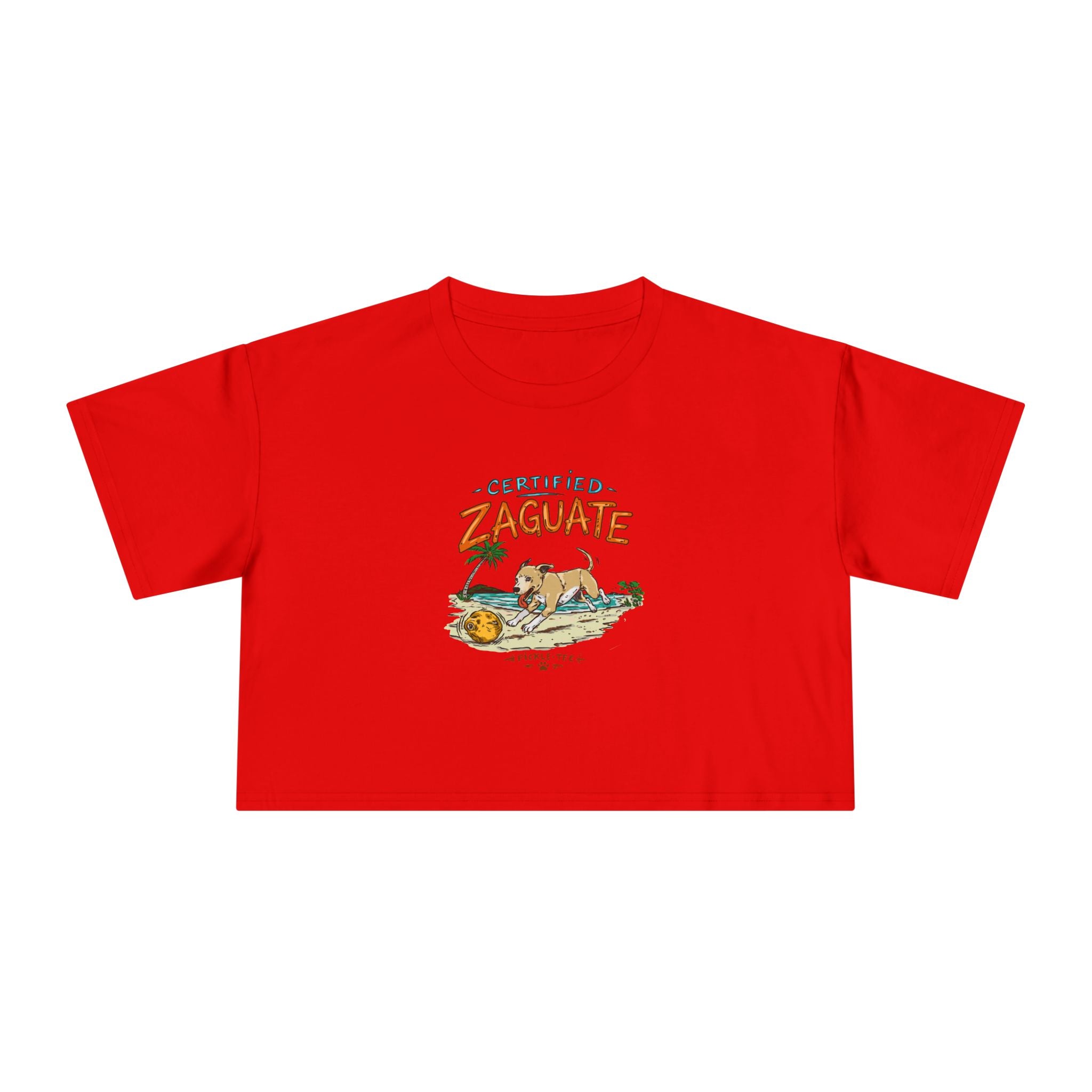 Certified Zaguate Women's Crop Tee