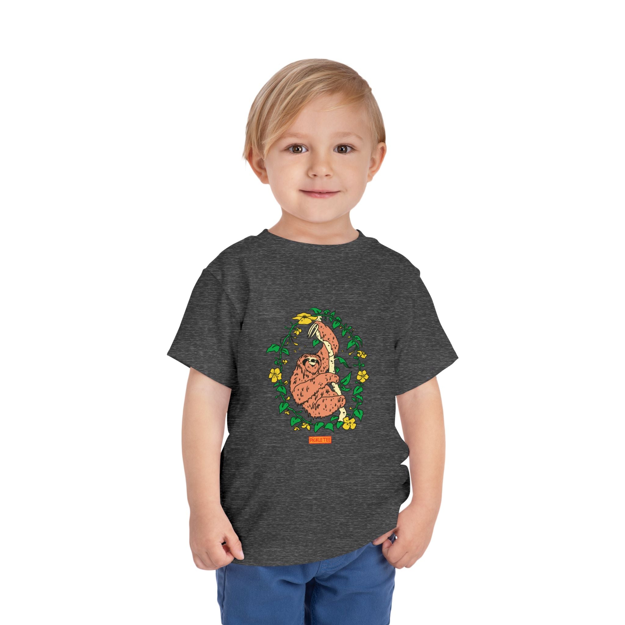 Sloth Toddler Short Sleeve Tee