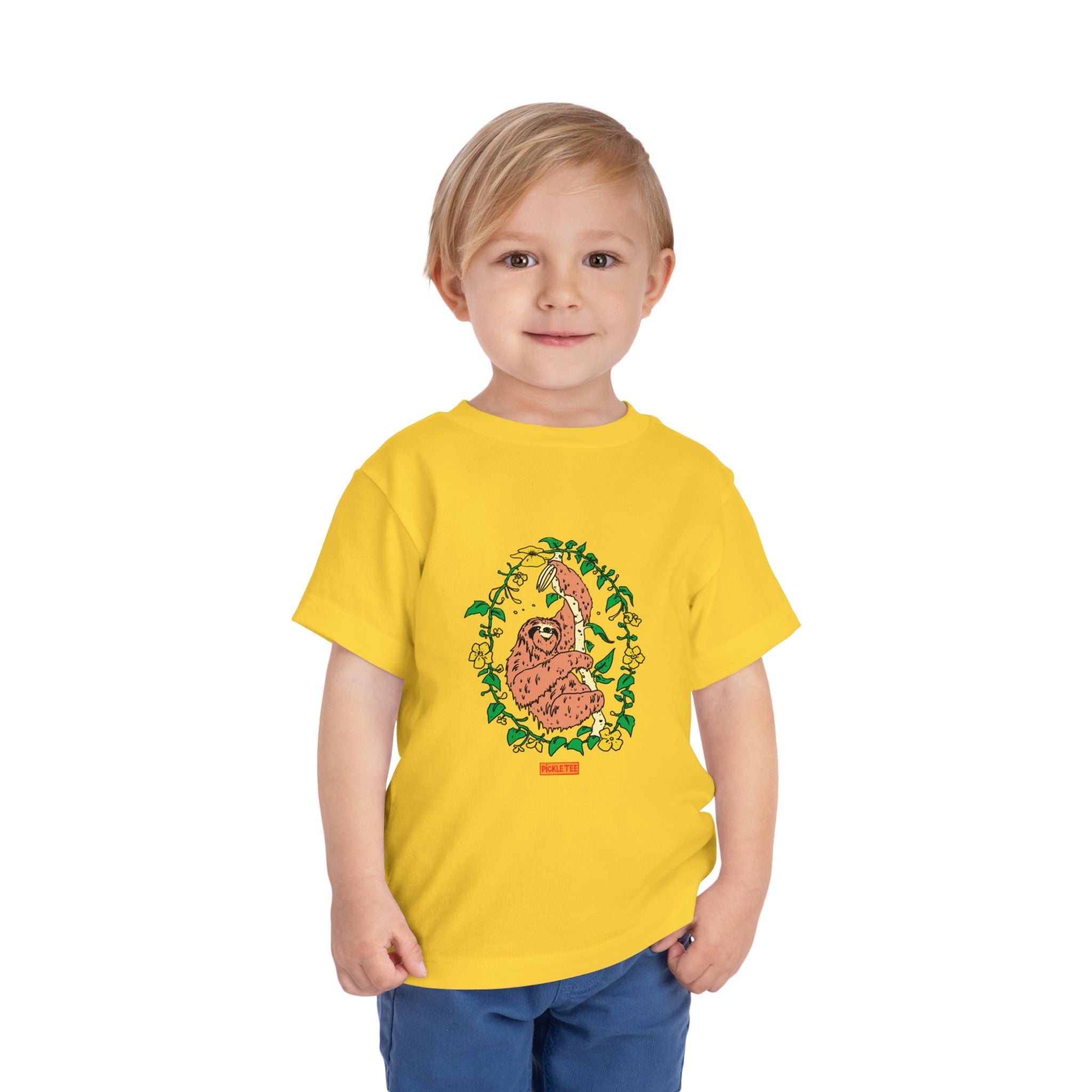 Sloth Toddler Short Sleeve Tee