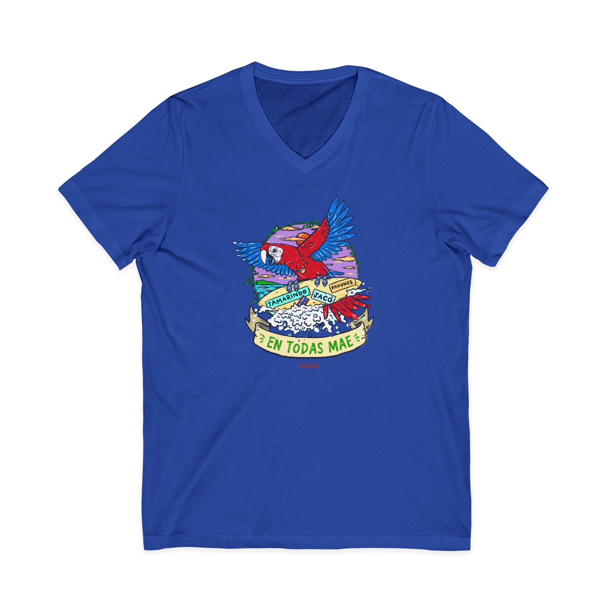 Macaw Unisex V-Neck Tee