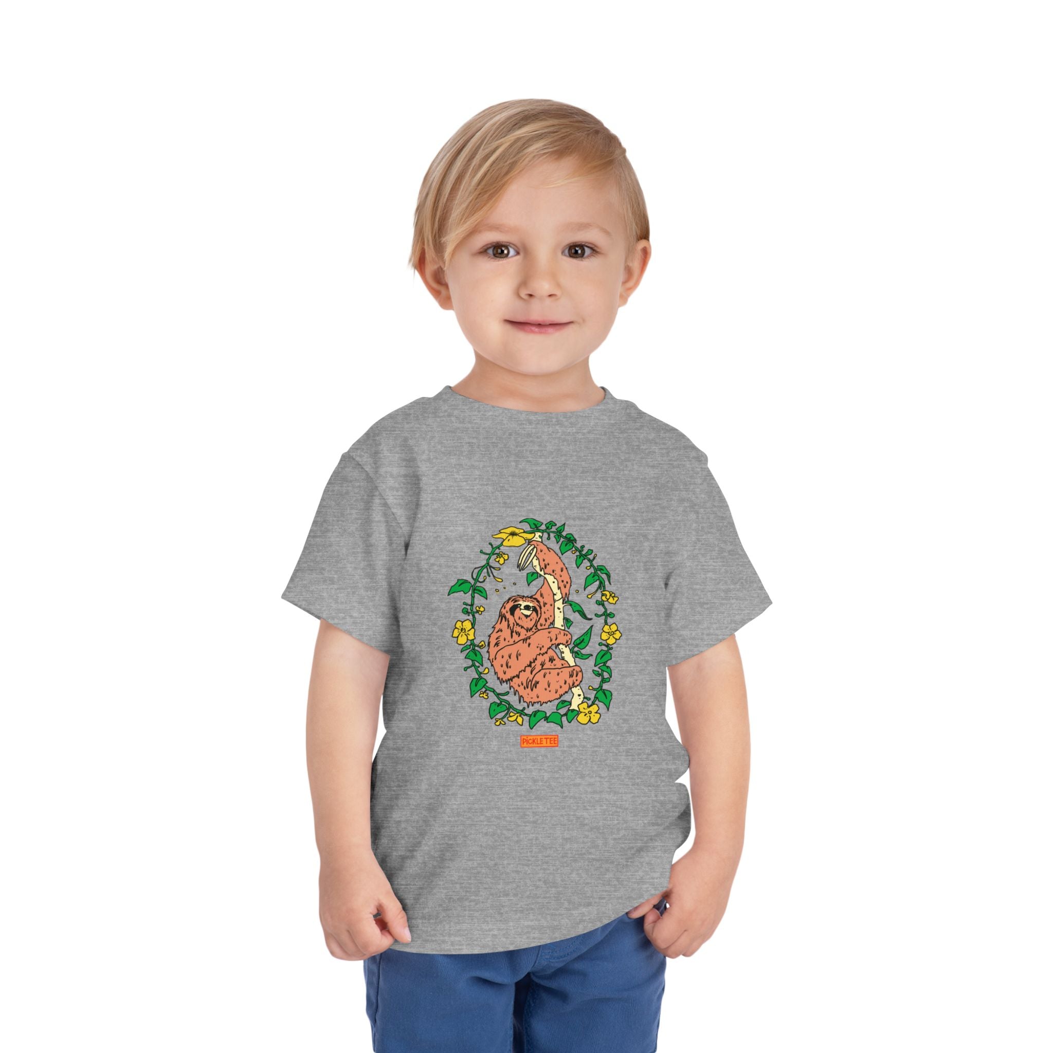 Sloth Toddler Short Sleeve Tee