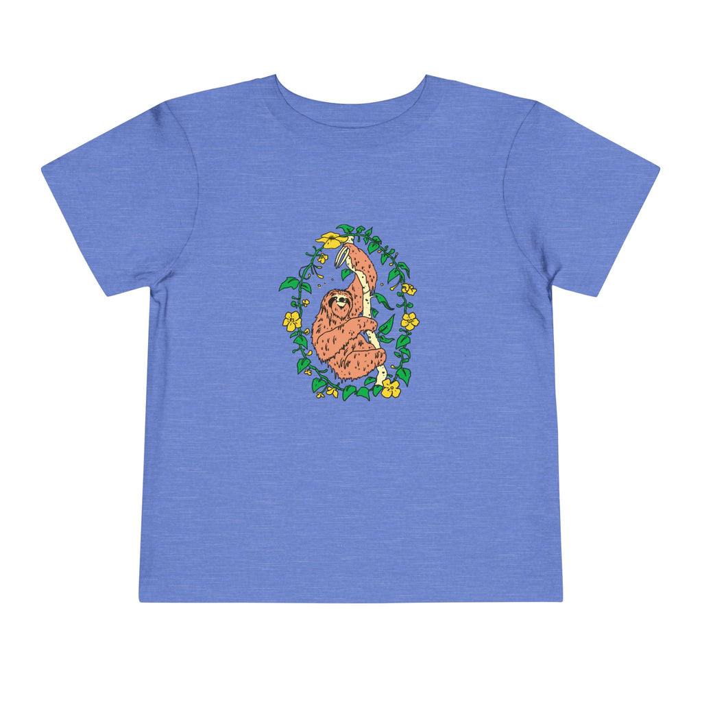 Sloth Toddler Short Sleeve Tee