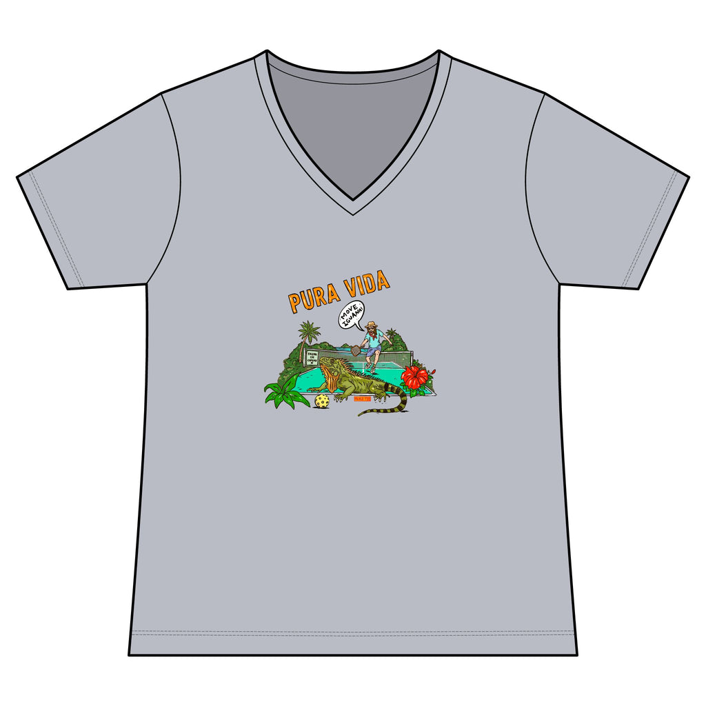 Iguana Pickleball, Women's Lightweight V-Neck Tee