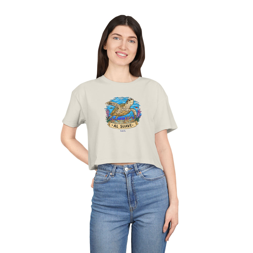 Sea Turtle Women's Crop Tee