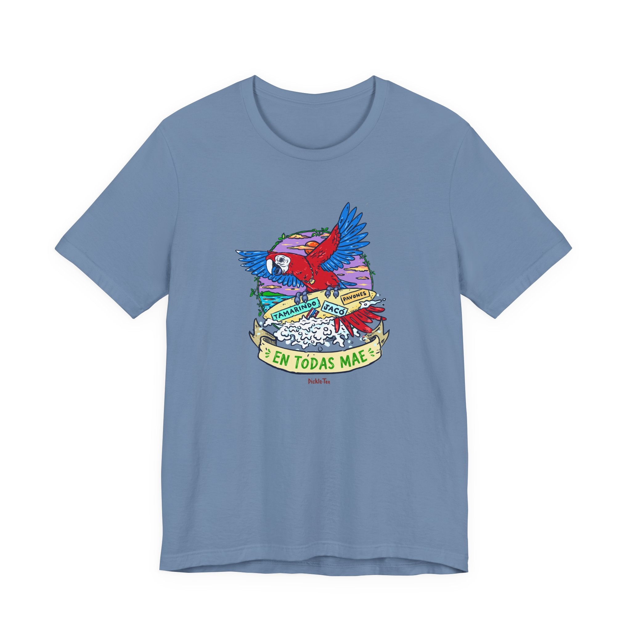 Macaw En Todas Mae Unisex Crew Neck Tee