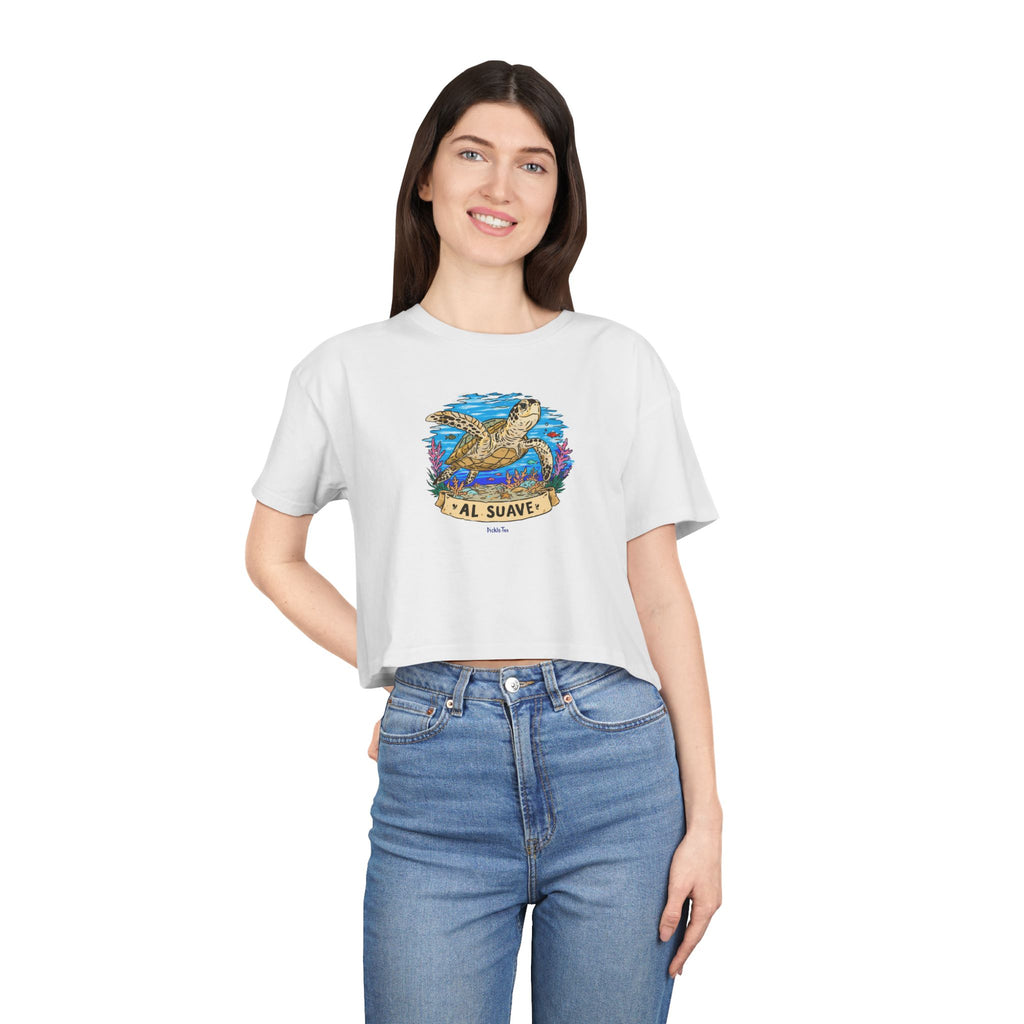Sea Turtle Women's Crop Tee