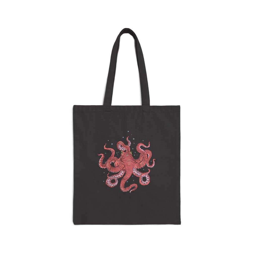 Octopus Cotton Canvas Tote Bag