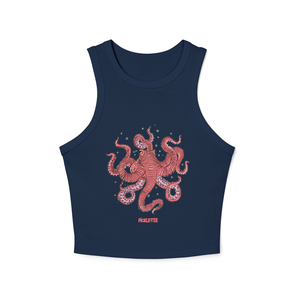 Artist’s Series Octopus Women's Micro Rib Racer Tank Top