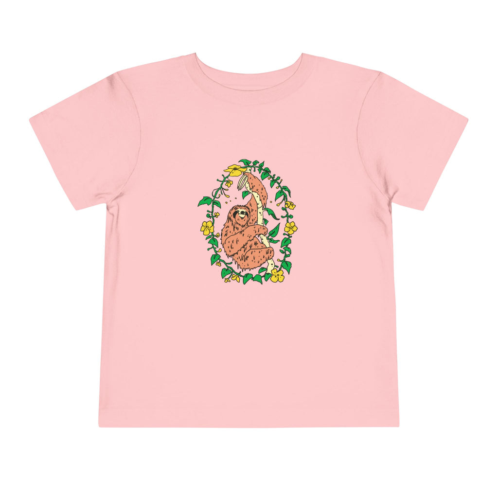 Sloth Toddler Short Sleeve Tee