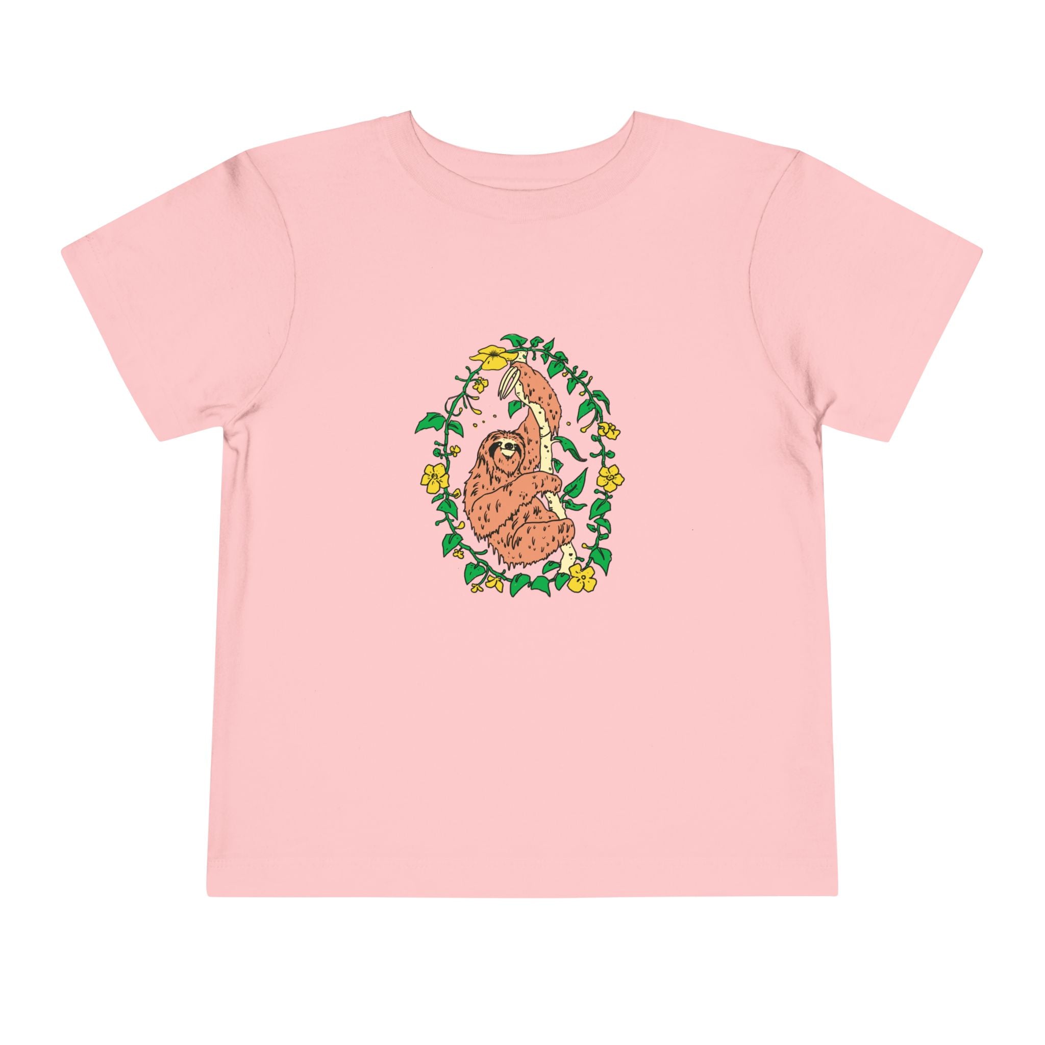 Sloth Toddler Short Sleeve Tee
