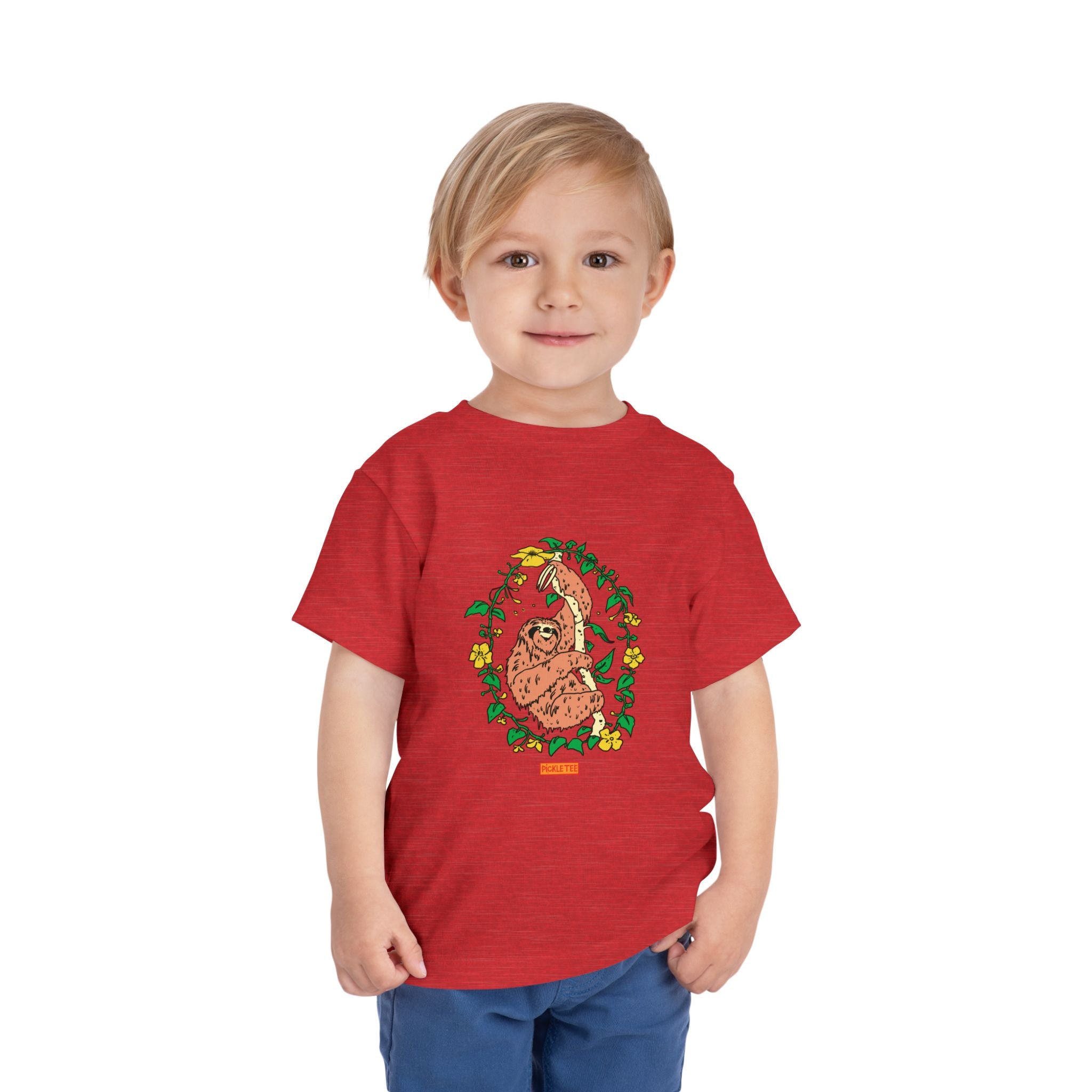 Sloth Toddler Short Sleeve Tee