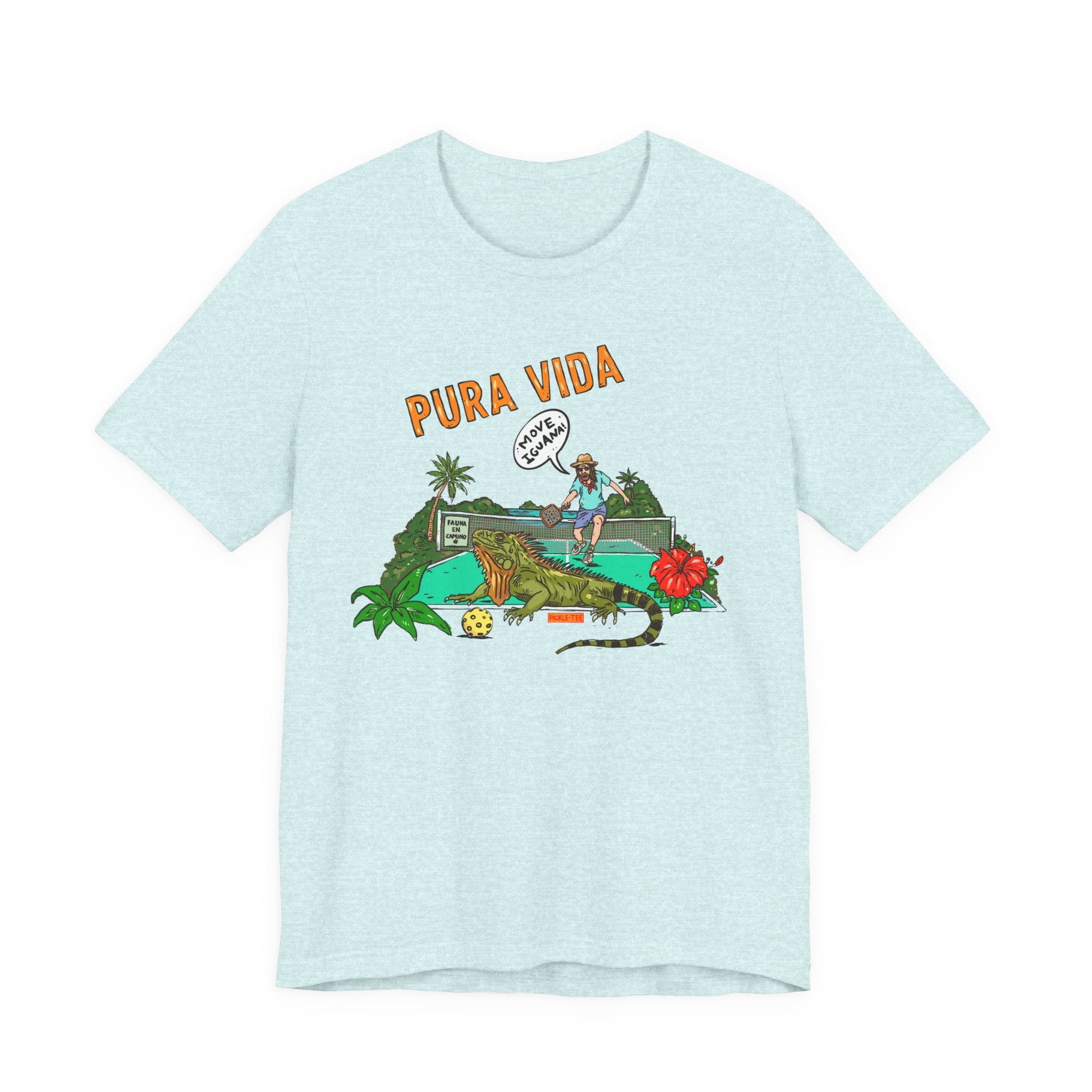 Iguana Pickleball Unisex Crew Neck Tee