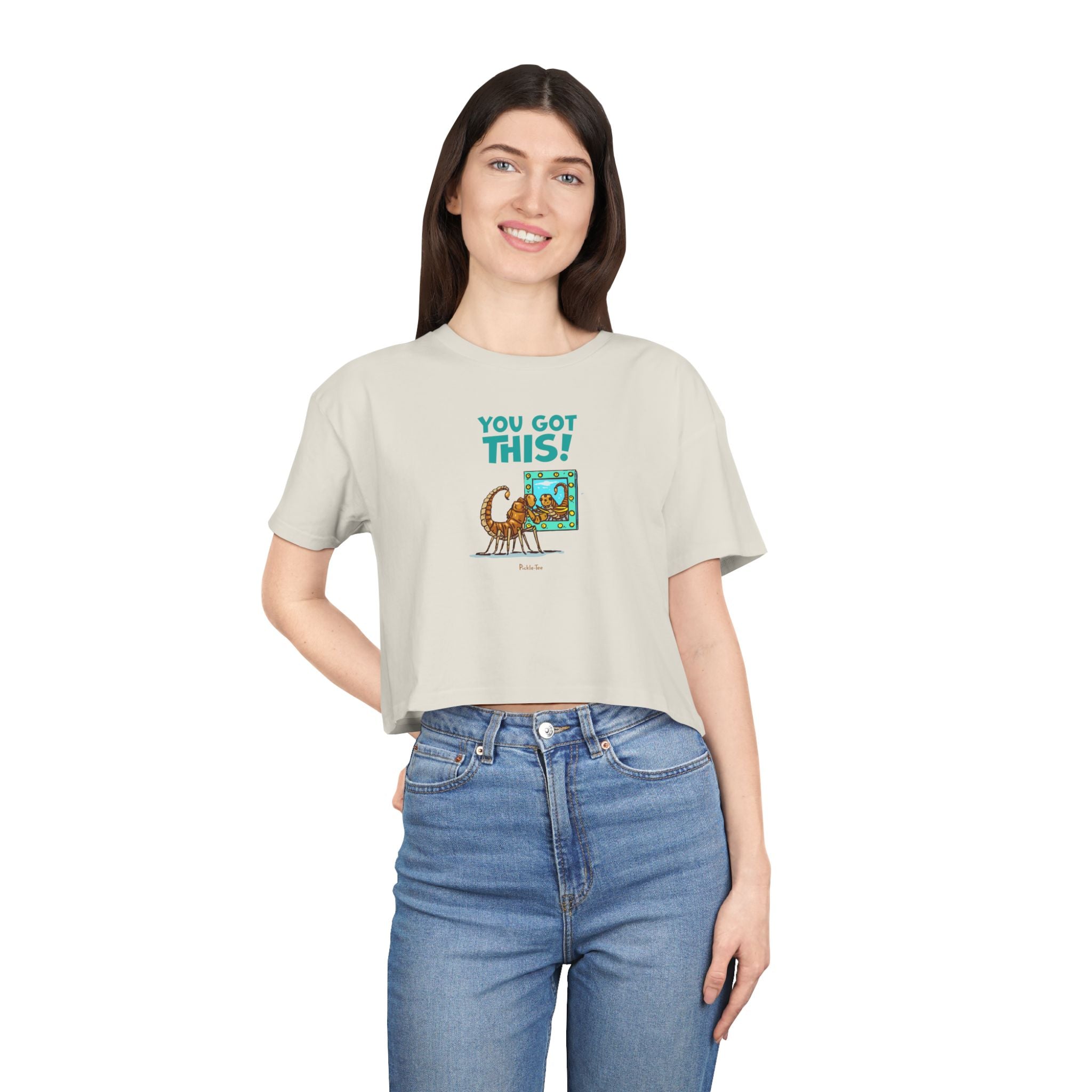 You Got This! Women's Crop Tee