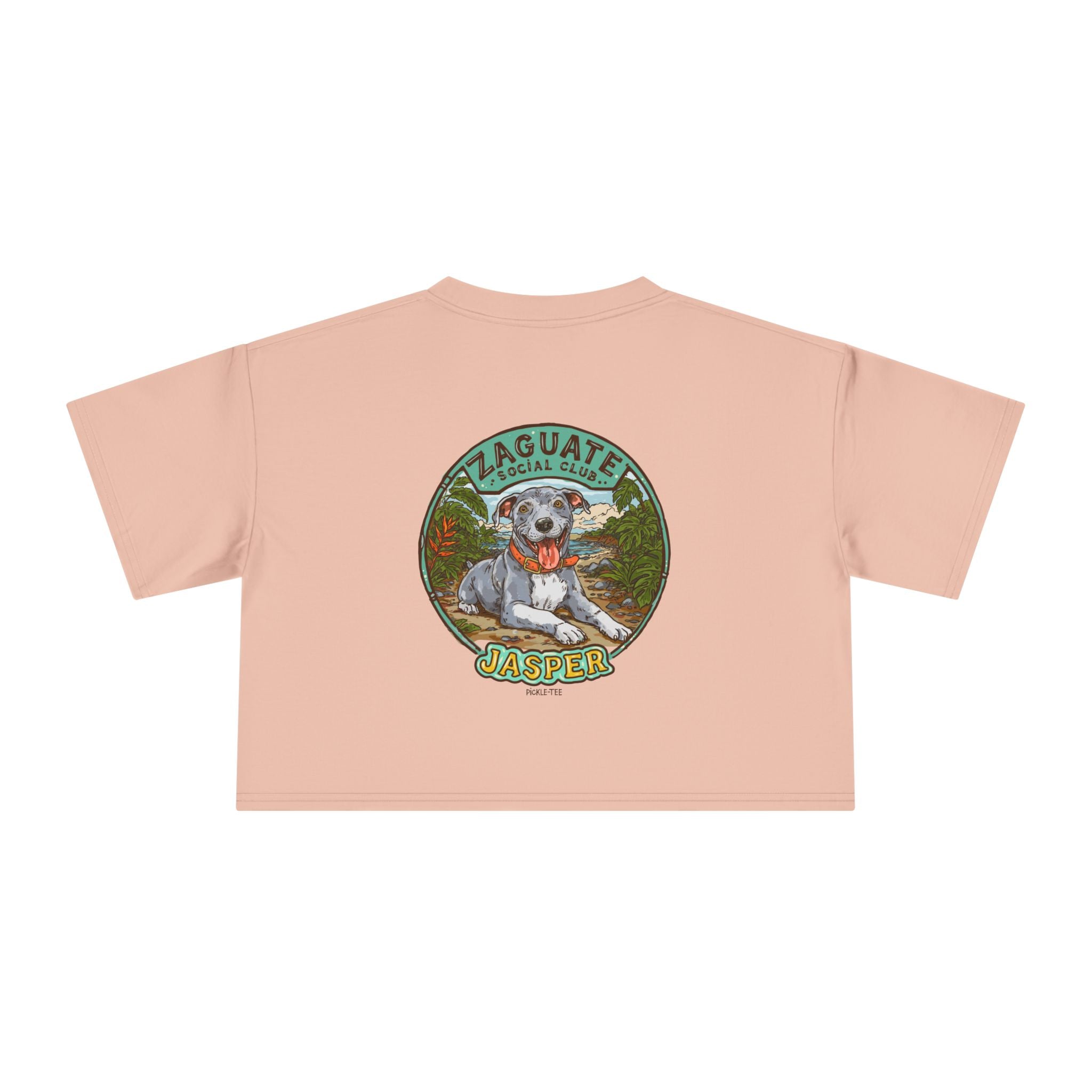 Zaguate Social Club- Jasper, Women's Crop Tee
