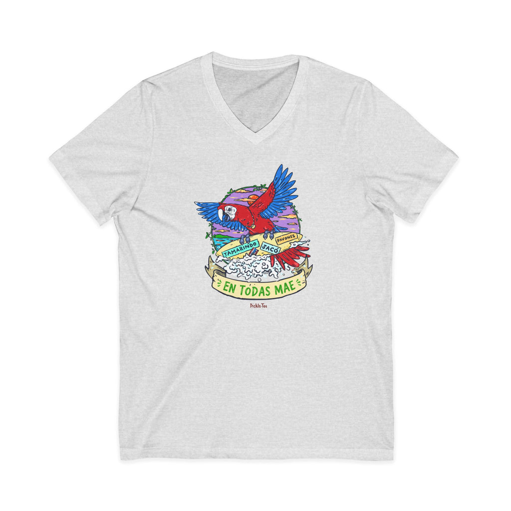 Macaw Unisex V-Neck Tee