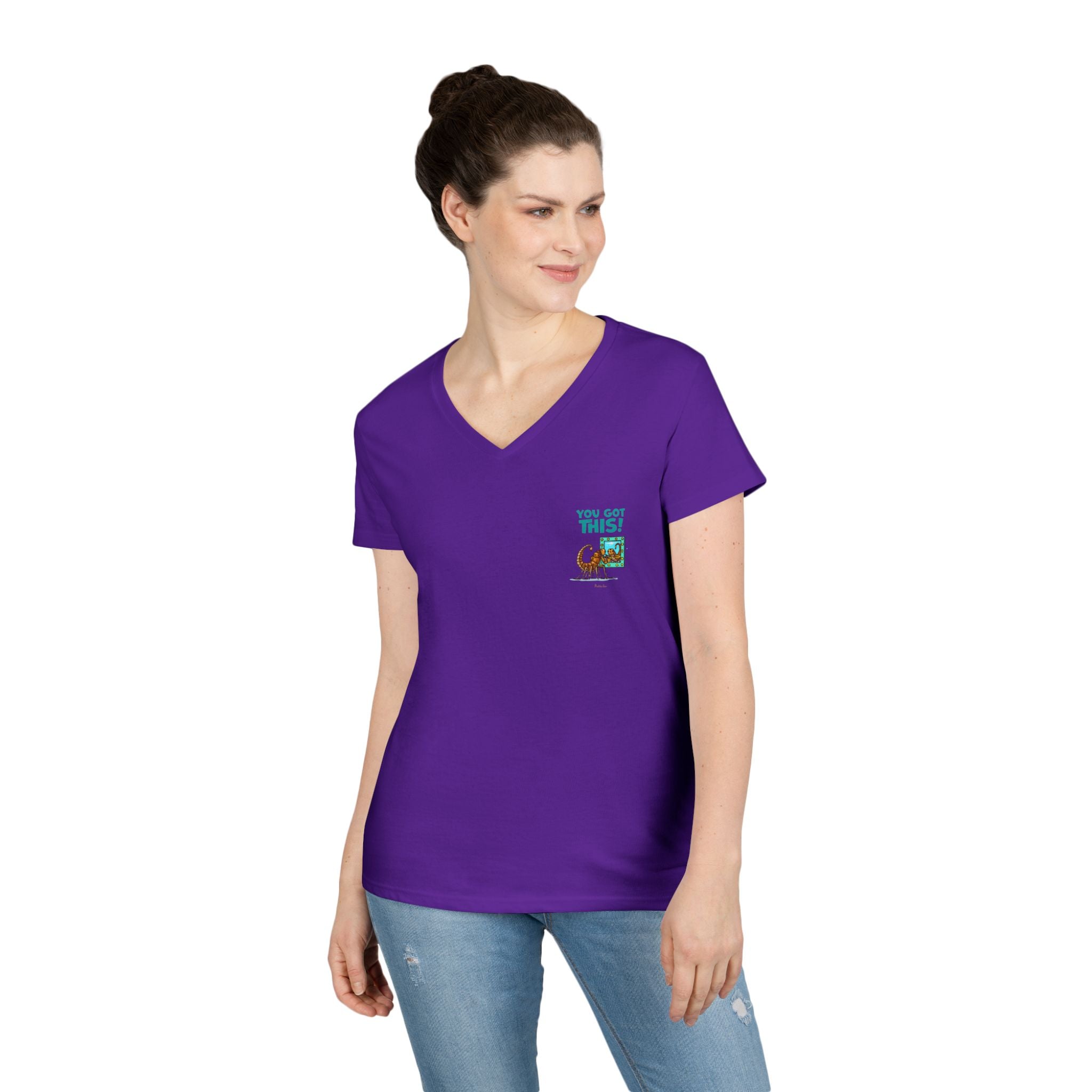 You Got This logo Women’s V-Neck Tee