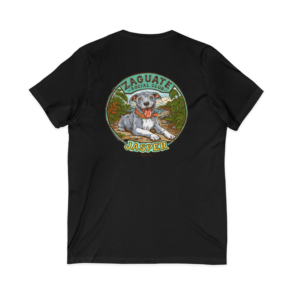 Zaguate Social Club, Jasper Unisex V-Neck Tee