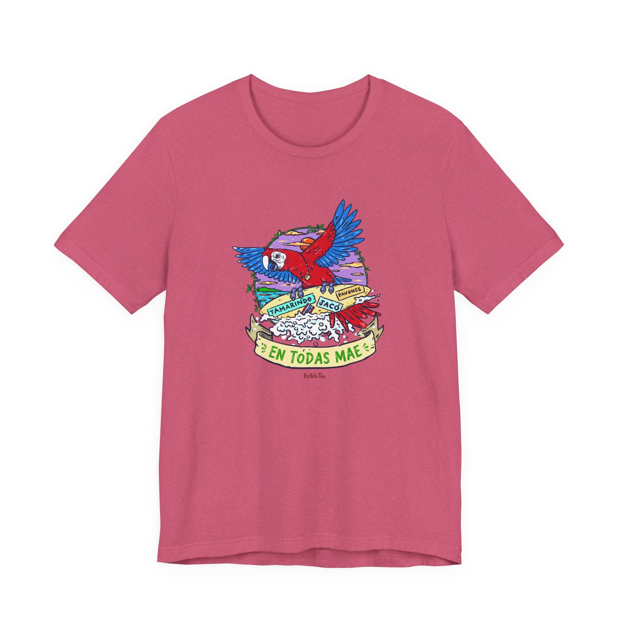 Macaw En Todas Mae Unisex Crew Neck Tee