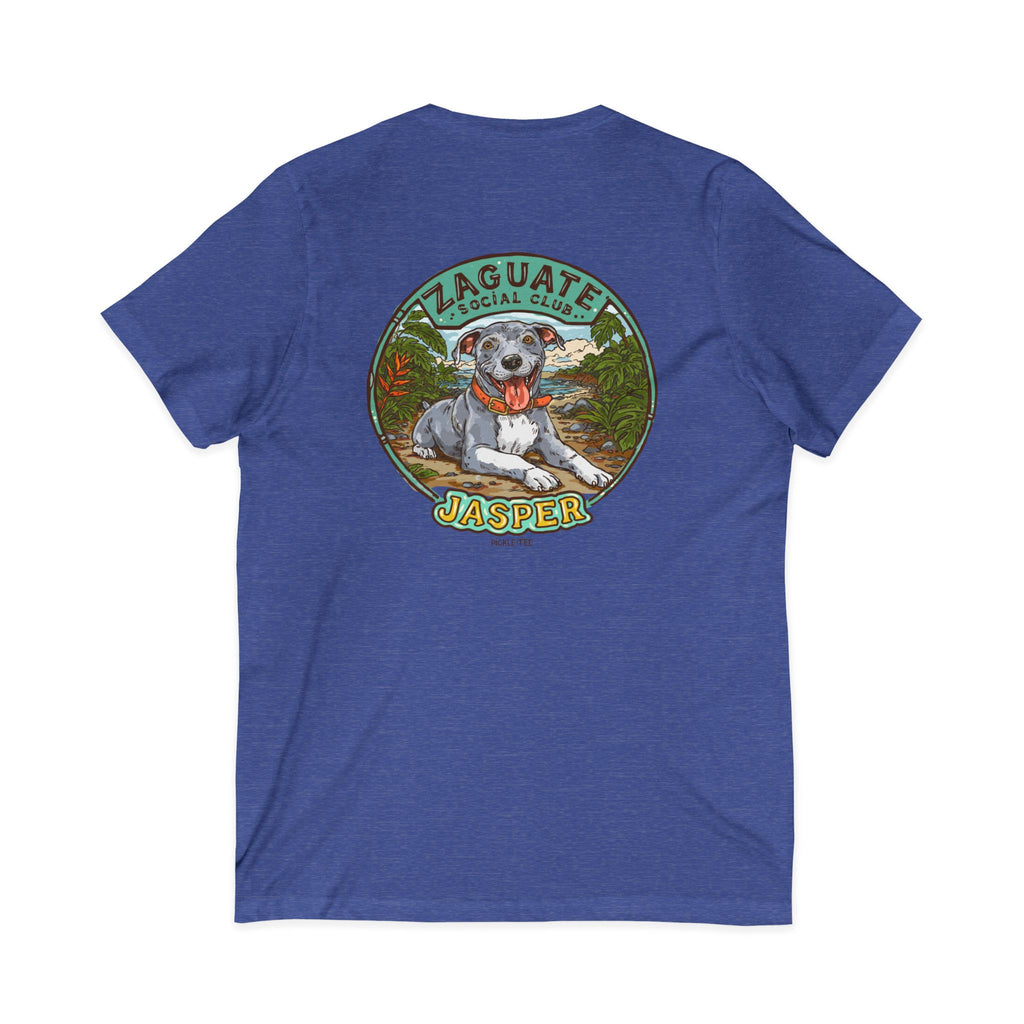 Zaguate Social Club, Jasper Unisex V-Neck Tee