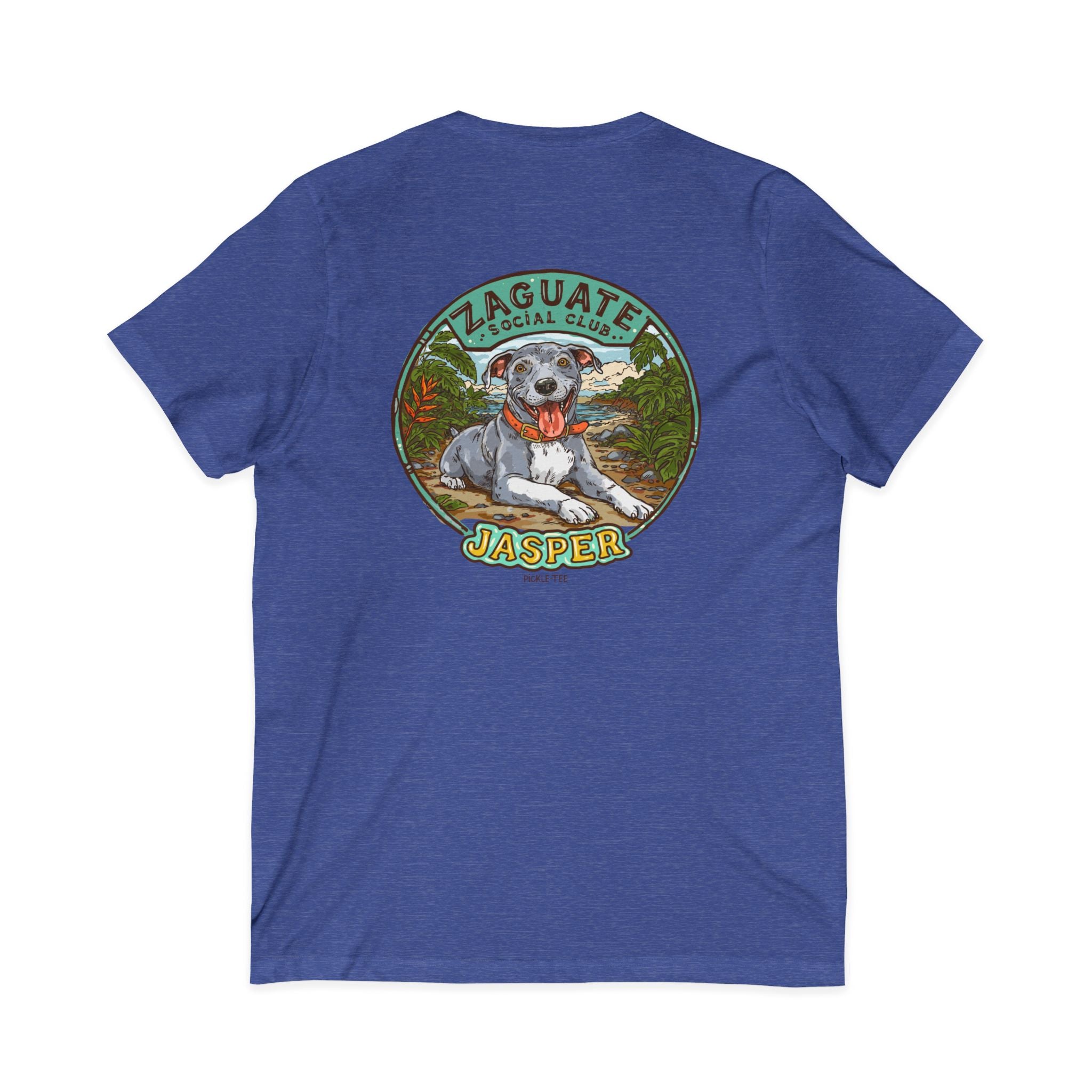 Zaguate Social Club, Jasper Unisex V-Neck Tee