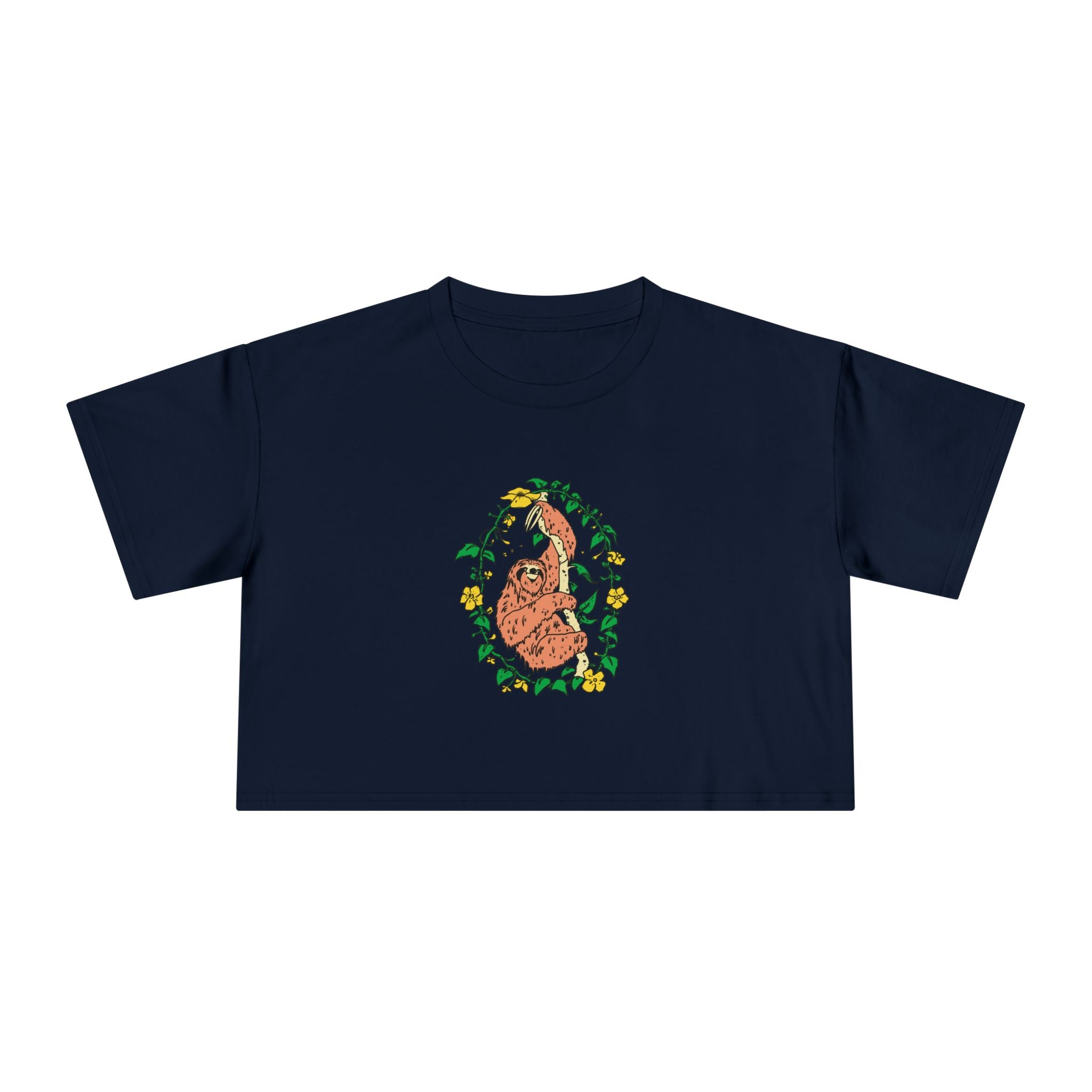 Sloth Women's Crop Tee