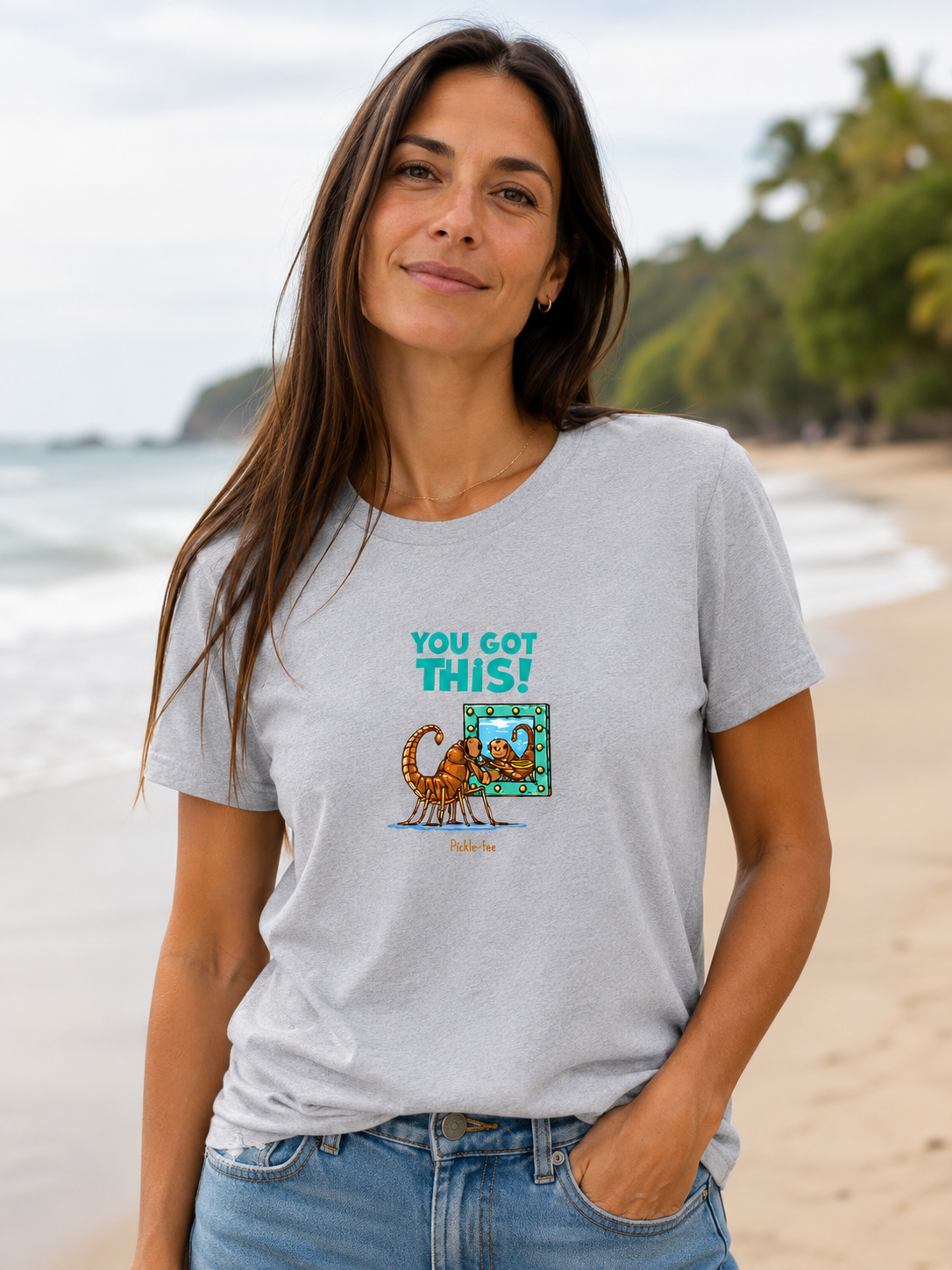 You Got This! Unisex V-Neck Tee