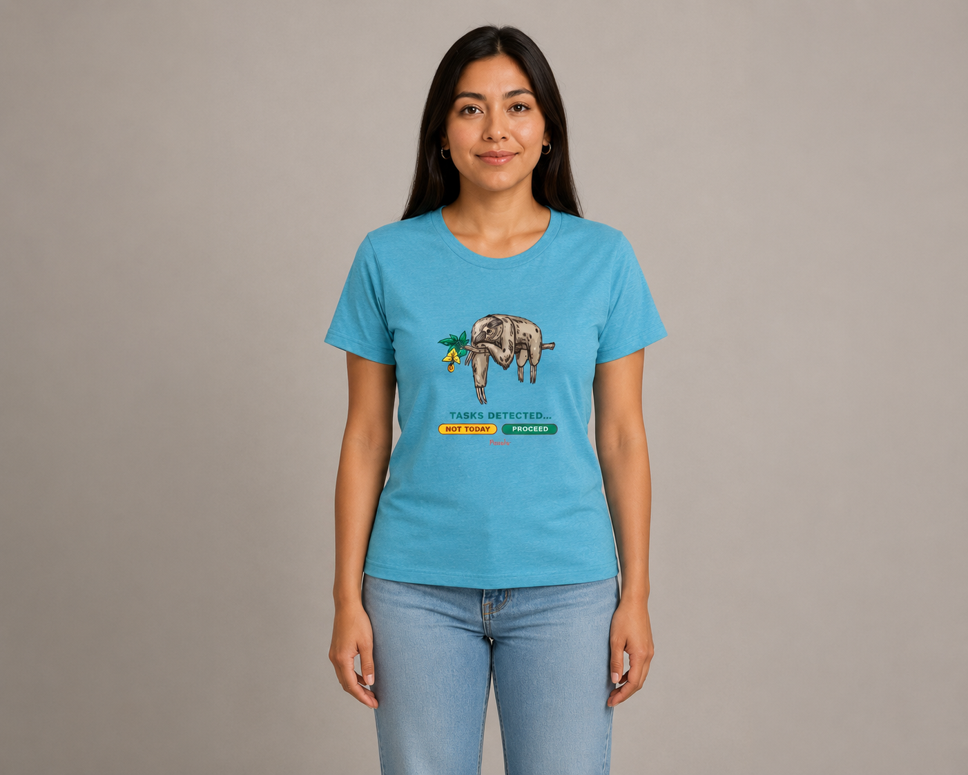 Sloth Tasks Unisex Crew Tee