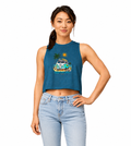 Surfing, Might Be Late Women’s Crop Top