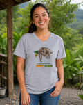 Sloth Tasks Ladies' V-Neck Tee