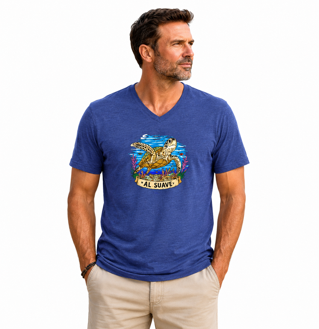 Sea Turtle Unisex V-Neck Tee