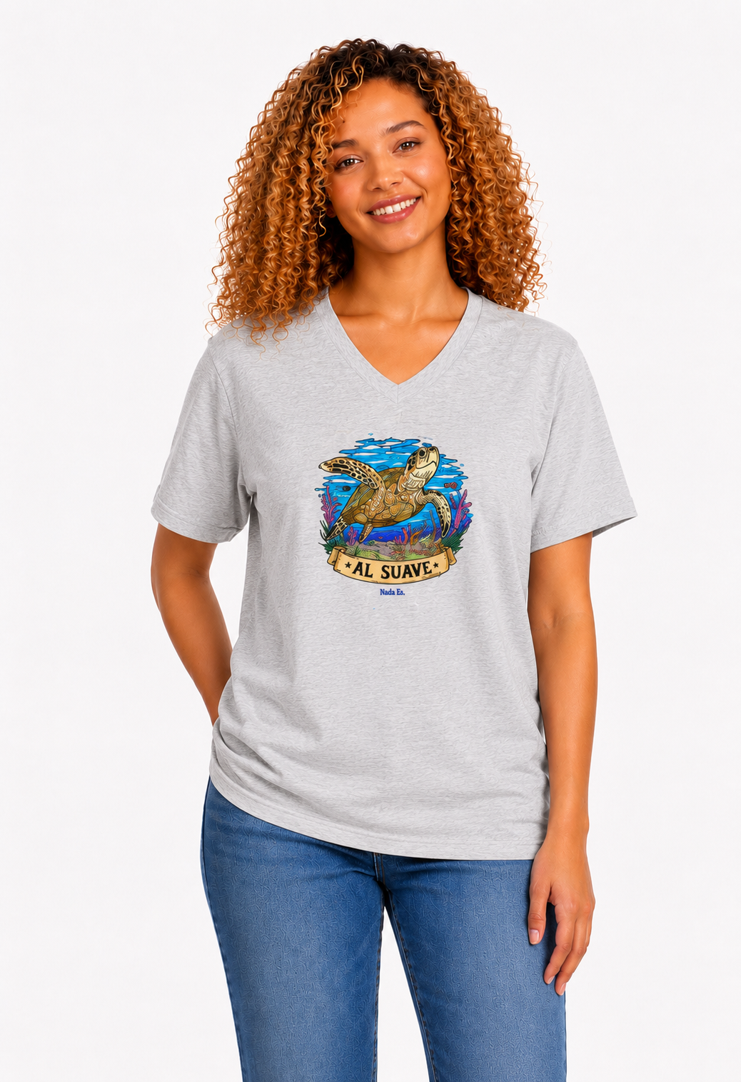 Sea Turtle Unisex V-Neck Tee