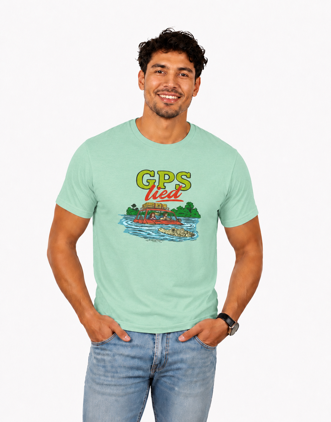 GPS Lied, Crocodile Unisex Crew Neck Tee