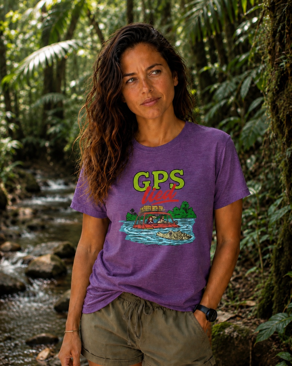 GPS Lied, Crocodile Unisex Crew Neck Tee