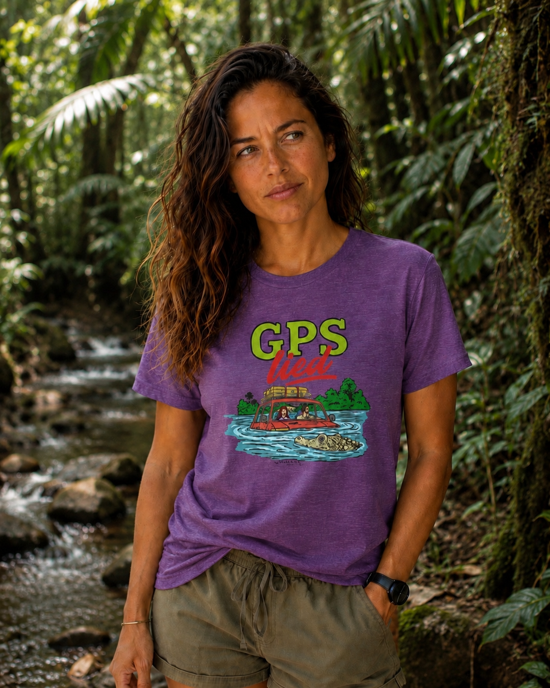GPS Lied, Crocodile Unisex Crew Neck Tee