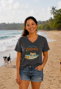 Certified Zaguate, Women’s Semi Fitten Midweight V-Neck Tee