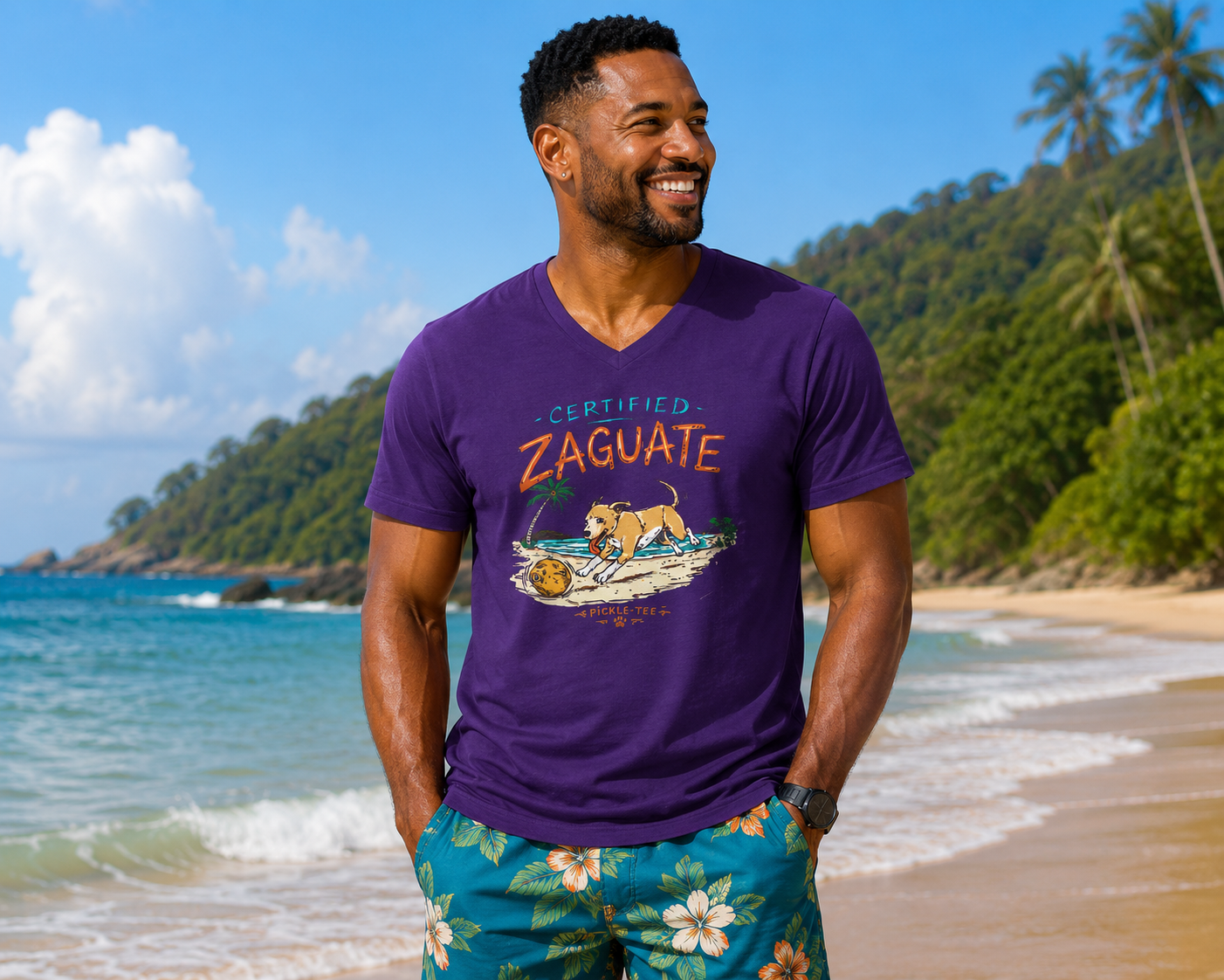 Certified Zaguate Unisex V-Neck Tee