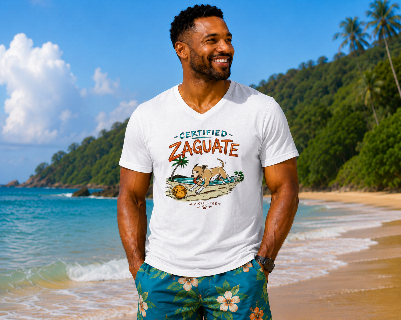 Certified Zaguate Unisex V-Neck Tee