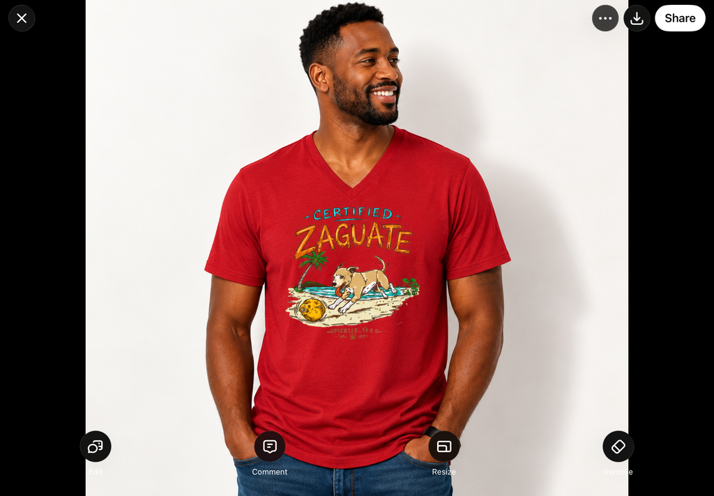 Certified Zaguate Unisex V-Neck Tee