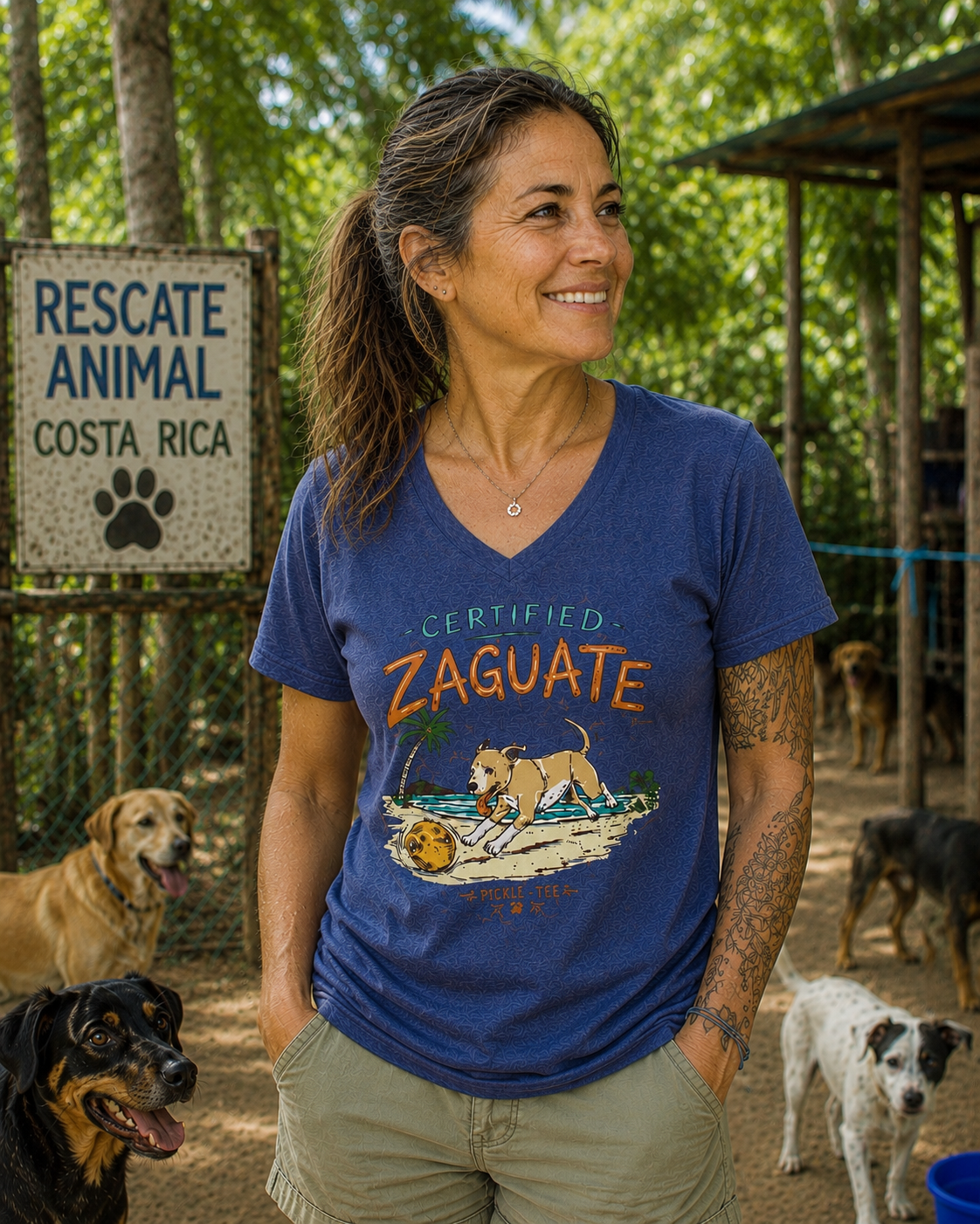Certified Zaguate Unisex V-Neck Tee