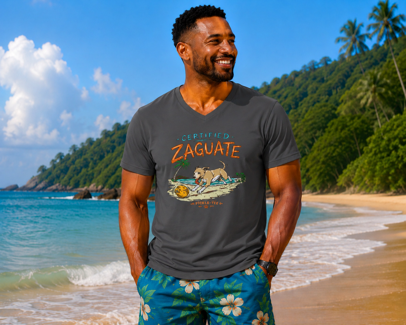 Certified Zaguate Unisex V-Neck Tee