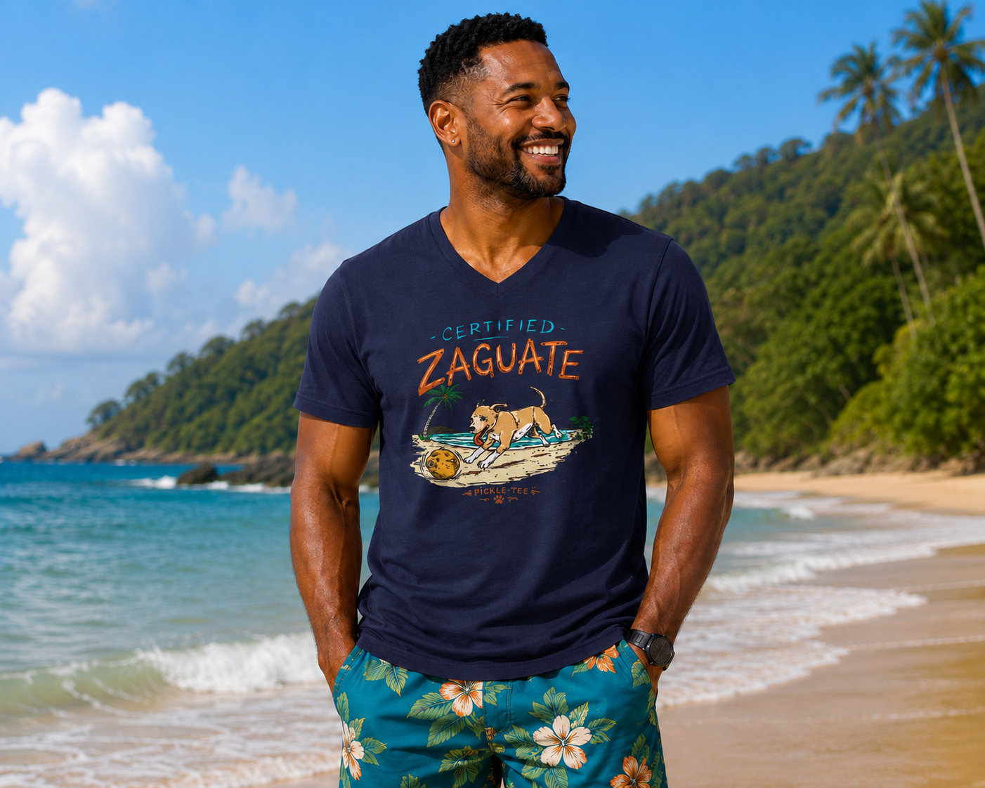 Certified Zaguate Unisex V-Neck Tee